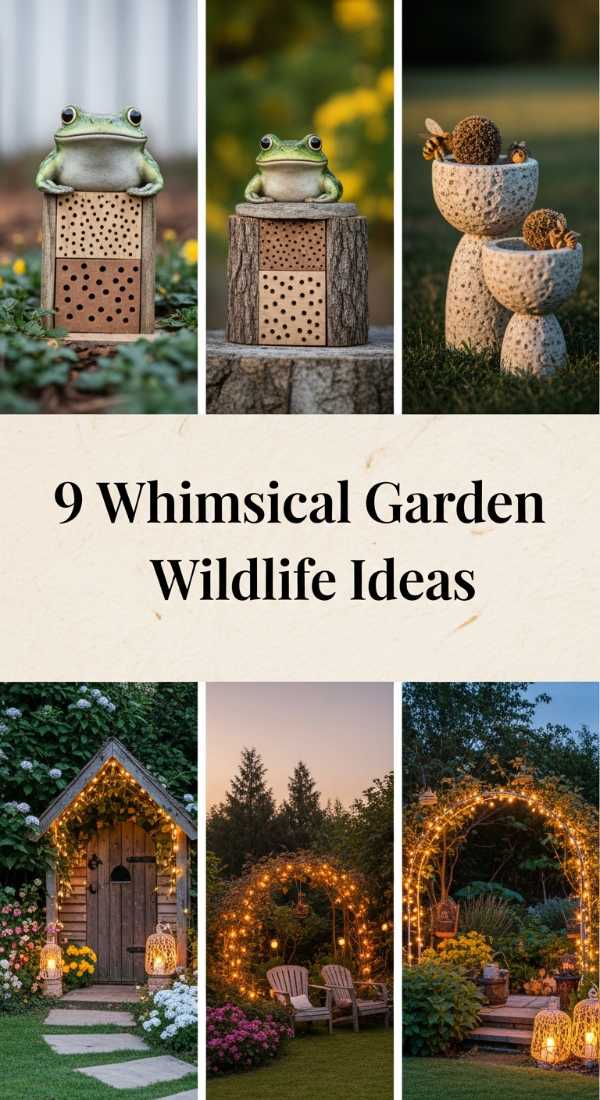 9 Whimsical Garden Wildlife Ideas 6a04bad70ae84