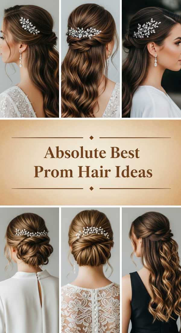 Opulence & Elegance: Ultimate Luxury Hair Trends for Your Big Night Absolute Best Prom Hair Ideas 69fde78d56b11