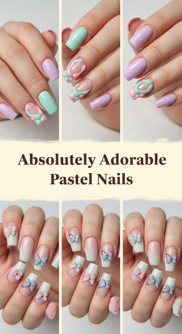 Absolutely Adorable Pastel Nails 6a134c6a2b57c