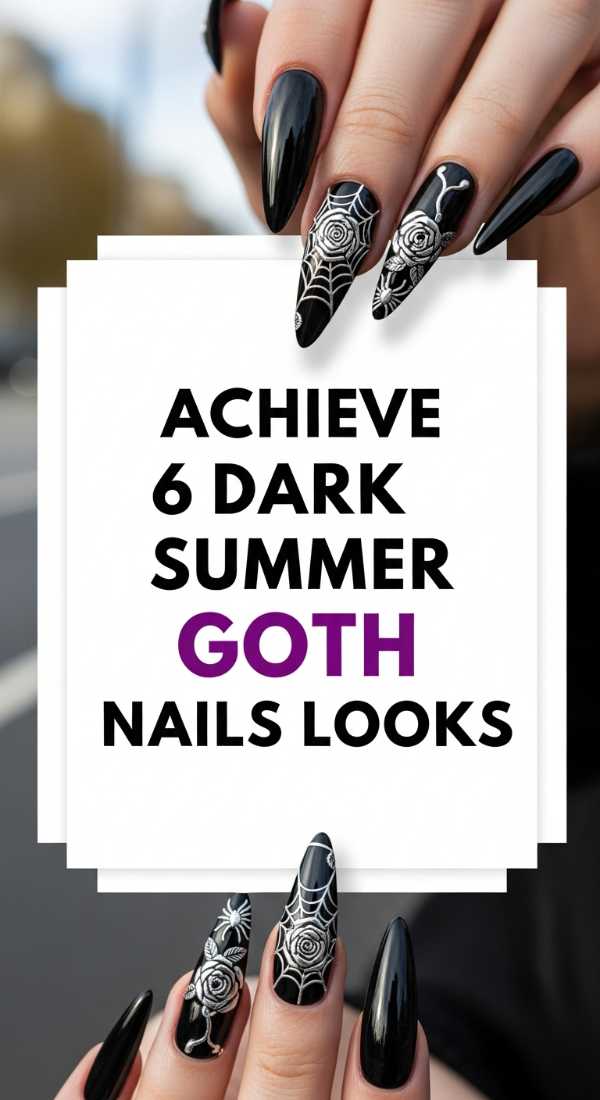 Achieve 6 Dark Summer Goth Nails Looks 6a0595c6ed2a7
