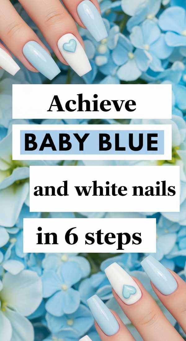 Achieve Baby Blue And White Nails In 6 Steps 69fc7e5bd9d1d