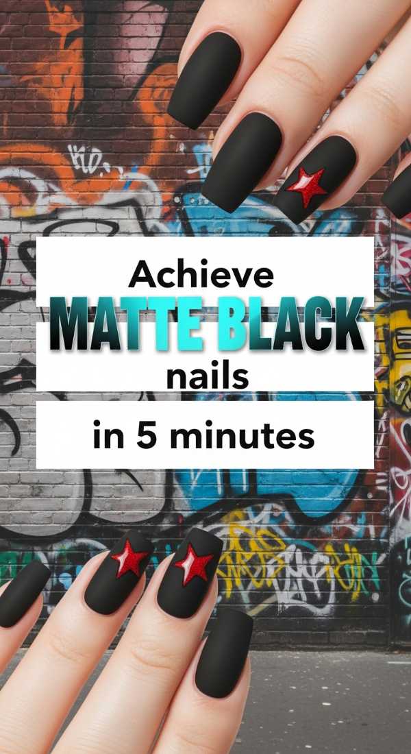 Achieve Matte Black Nails In 5 Minutes 6a058de2caad2