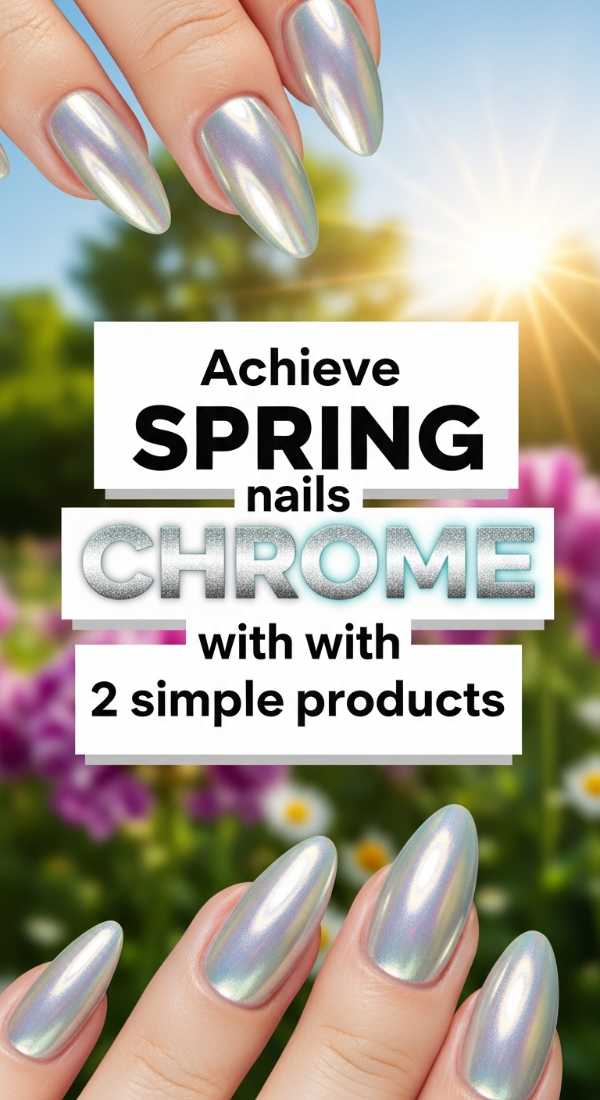 Achieve Spring Chrome Nails With 2 Simple Products 69fb987a7c5f3
