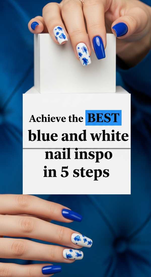 Achieve The Best Blue And White Nail Inspo In 5 Steps 69f4c12101454
