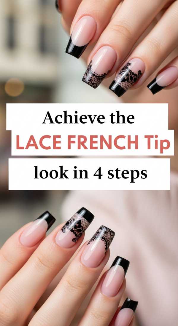 Beyond the Basic White: The Bold Evolution of French Tip Artistry Achieve The Lace French Tip Look In 4 Steps 6a1a9988e1bce
