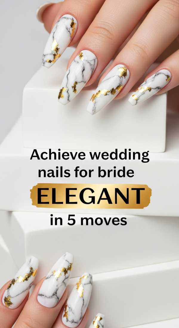 Achieve Wedding Nails For Bride Elegant In 5 Moves 69f5e2bedb214
