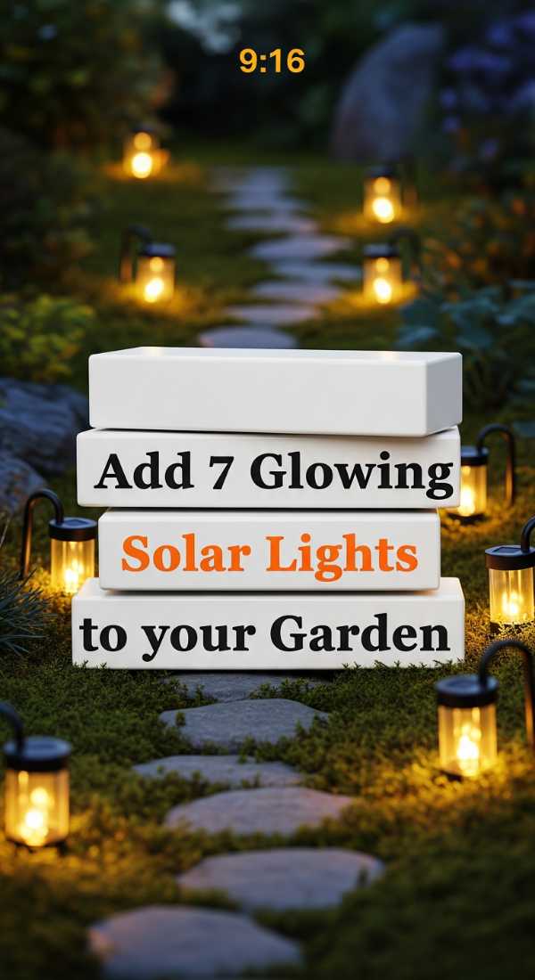 Add 7 Glowing Solar Lights To Your Garden 69fdc29695740