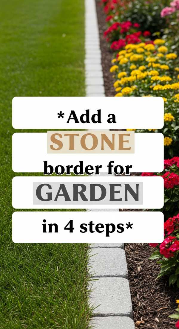 Add A Stone Border For Garden Decor In 4 Steps 69fb222d728dc