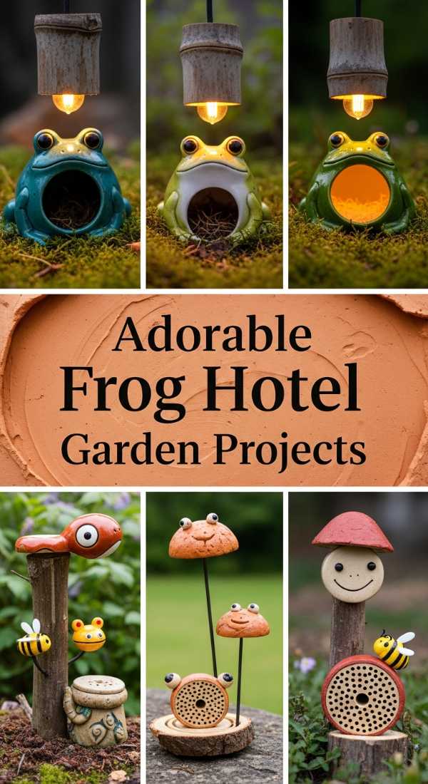 Adorable Frog Hotel Garden Projects 6a04bc6370a27