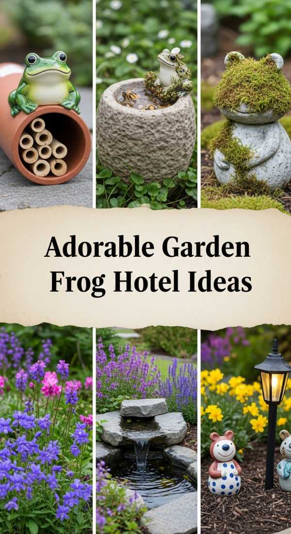 Adorable Garden Frog Hotel Ideas 6a04b3ce0f9cd