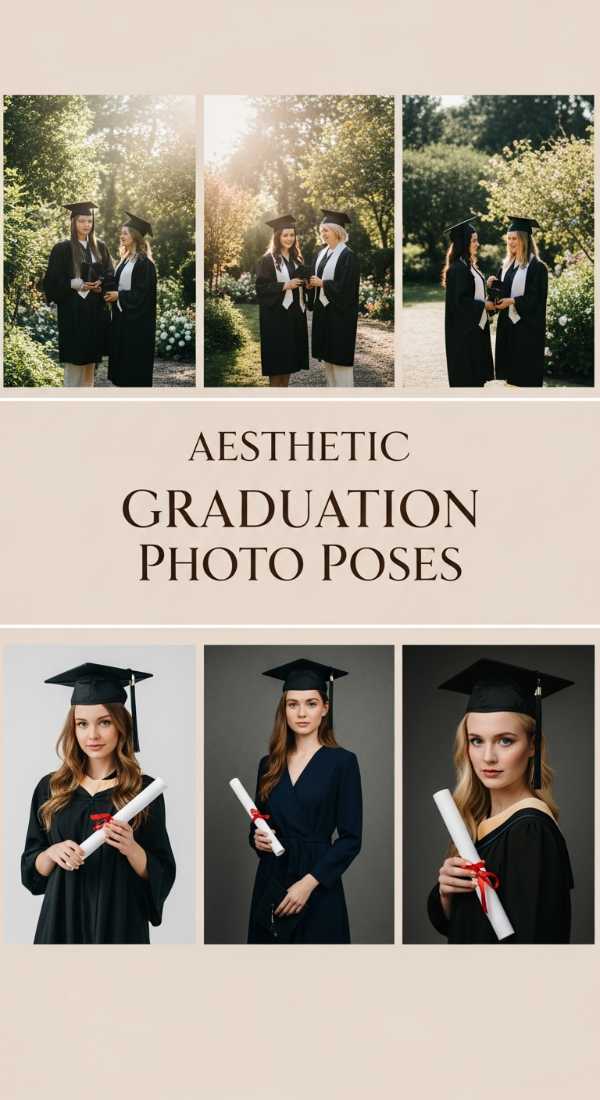 The Luxe List: Unforgettable May Celebration Concepts Aesthetic Graduation Photo Poses 6a1347c1c0f4b