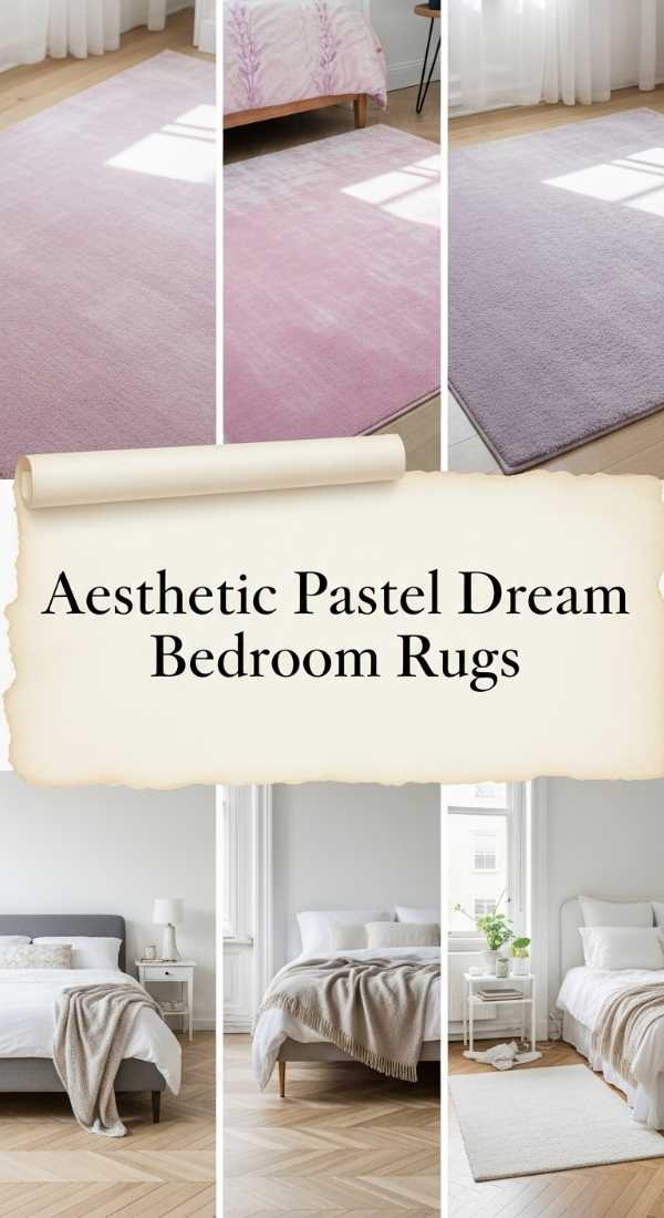 Aesthetic Pastel Dream Bedroom Rugs 69f48df7a7f4b