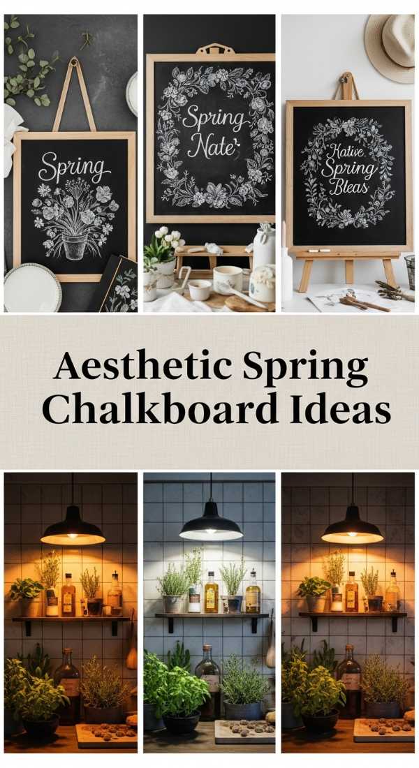 Aesthetic Spring Chalkboard Ideas 69f48dff53ec7