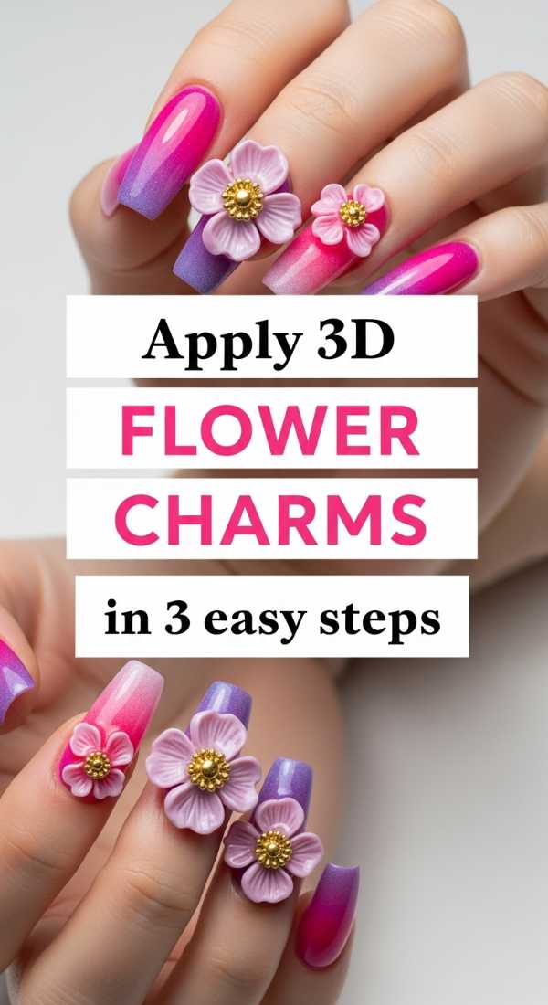 Bright, Bold, and Beautiful: Your 2024 Summer Nail Inspo Apply 3d Flower Charms In 3 Easy Steps 6a0f0d8e361f8