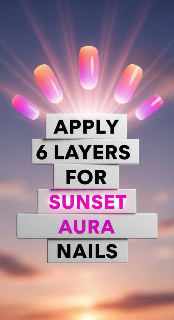 From May Flowers to Neon Nights: The Ultimate 2026 Summer Nail Guide Apply 6 Layers For Sunset Aura Nails 6a05a5401feb9