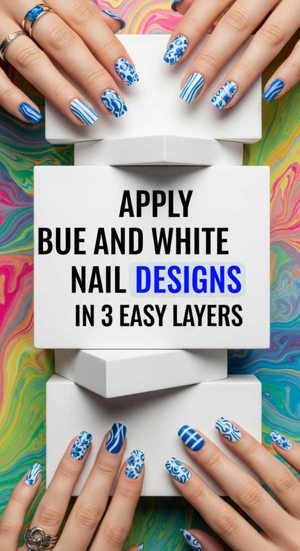 Apply Blue And White Nail Designs In 3 Easy Layers 69f4c11c43c14