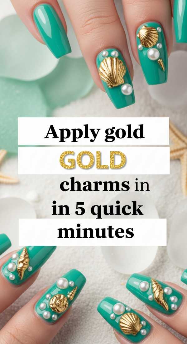 Sunkissed Style: The Must-Have Summer Nail Colors for June Apply Gold Ocean Charms In 5 Quick Minutes 6a0f0dc36c6a5