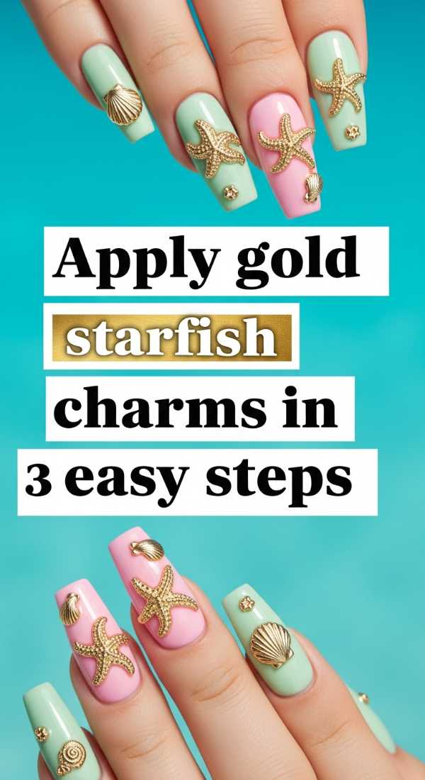 Apply Gold Starfish Charms In 3 Easy Steps 6a0f0da57873b