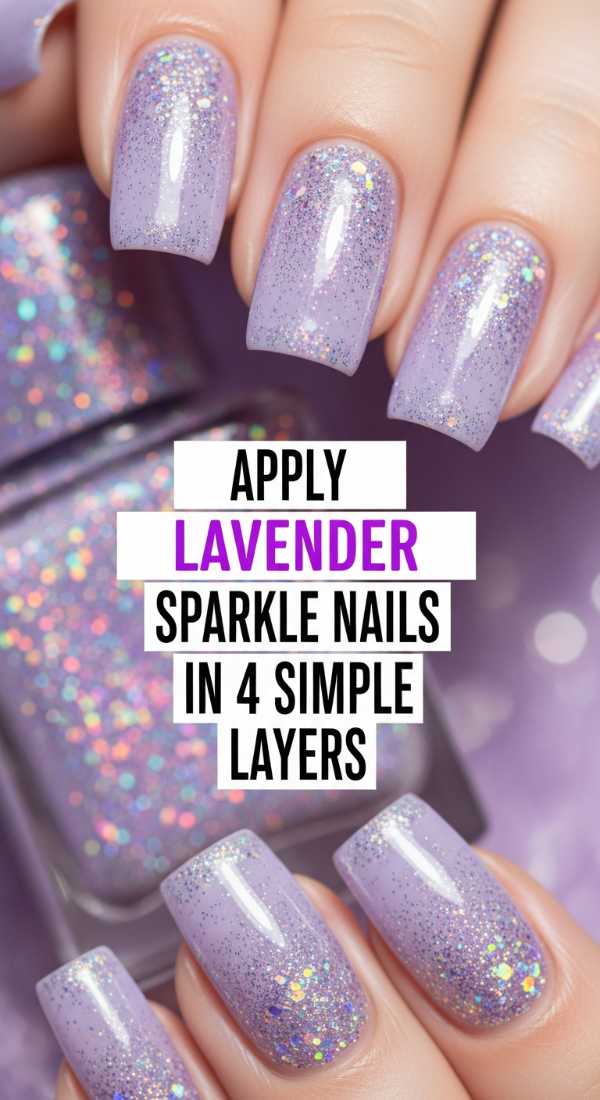 Apply Lavender Sparkle Nails In 4 Simple Layers 6a033a13ac683