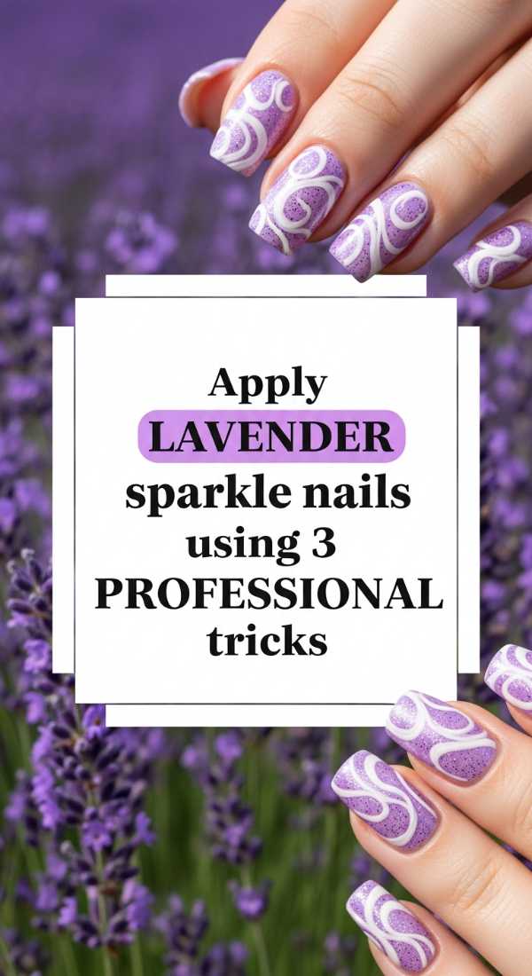 Apply Lavender Sparkle Nails Using 3 Professional Tricks 69ff59464d761