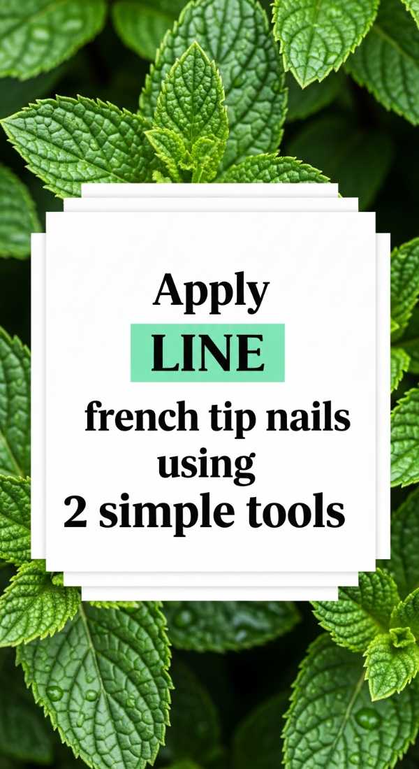The Salon Sabotage: How to Recreate Luxury Manicures for Under Five Dollars Apply Line French Tip Nails Using 2 Simple Tools 6a1a9853c6711