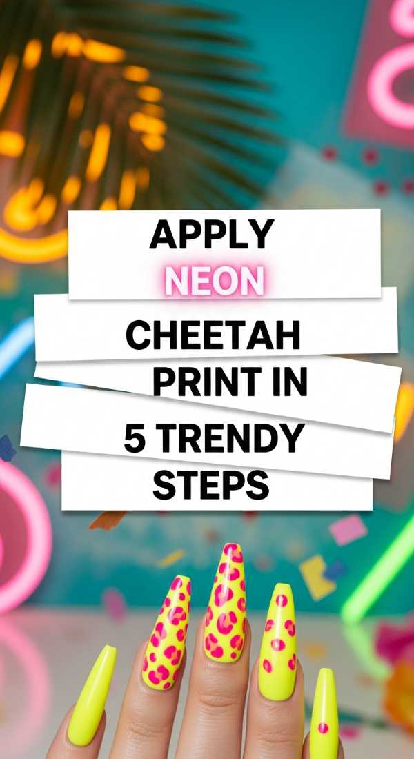 Apply Neon Cheetah Print In 5 Trendy Steps 6a05a3d237d2a