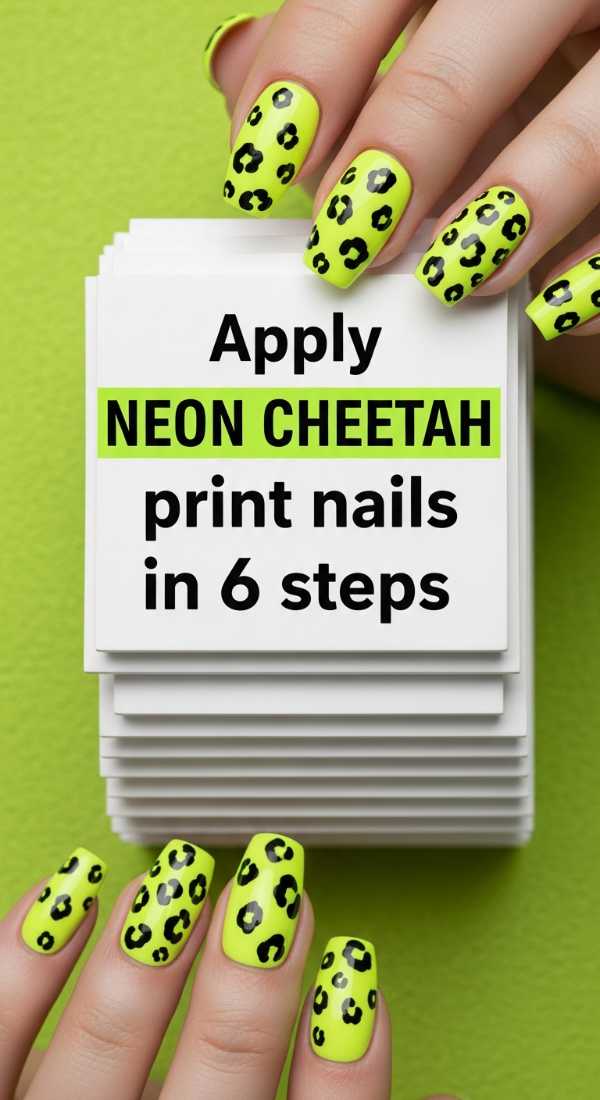 Apply Neon Cheetah Print Nails In 6 Steps 6a059b44f12c1