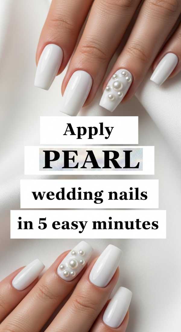 Apply Pearl Wedding Nails In 5 Easy Minutes 69f5e2be502af