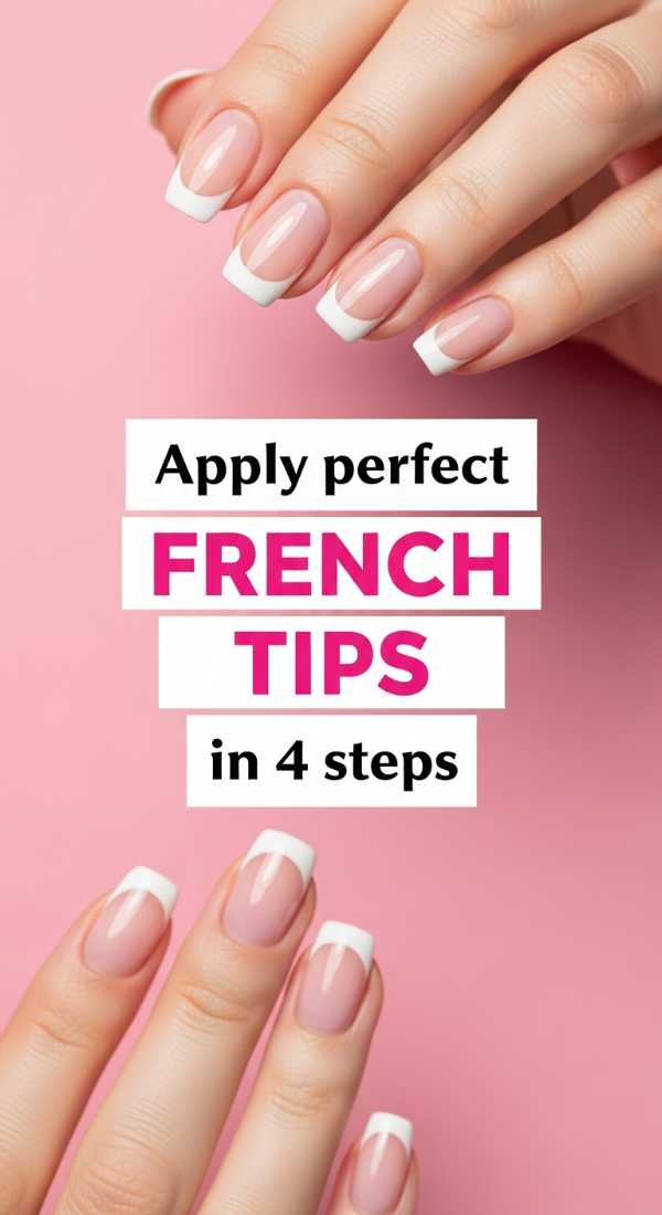 Apply Perfect French Tips In 4 Steps 69fb9763180ea