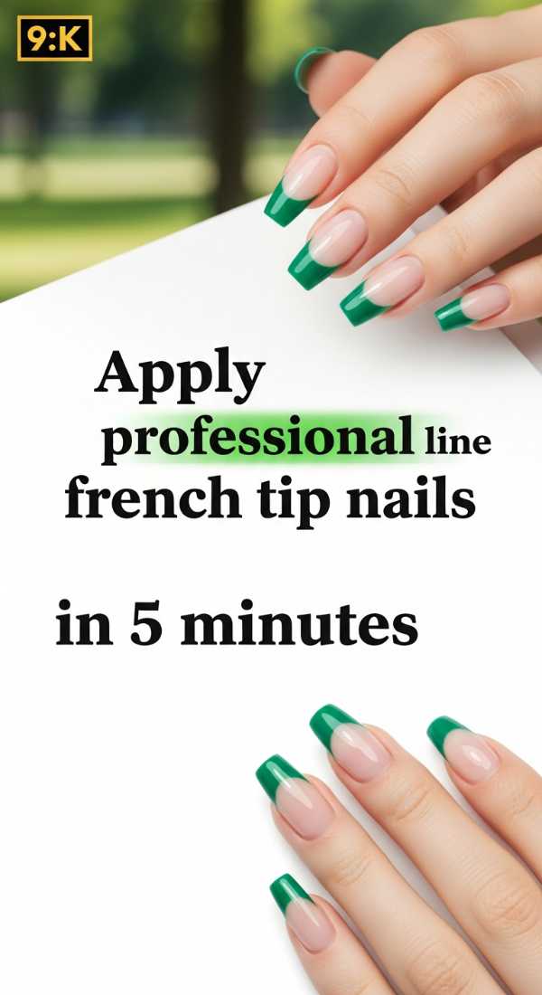 Beyond the White Stripe: 7 Edgy French Tip Variations for the Minimalist Muse Apply Professional Line French Tip Nails In 5 Minutes 6a1a984b8a283