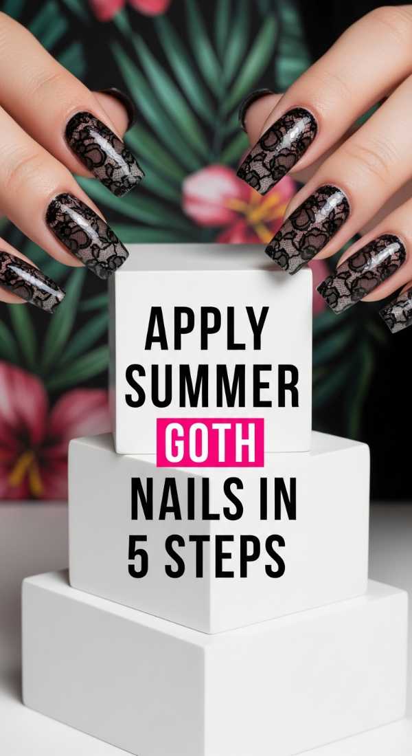 Apply Summer Goth Nails In 5 Steps 6a05a127d1d28