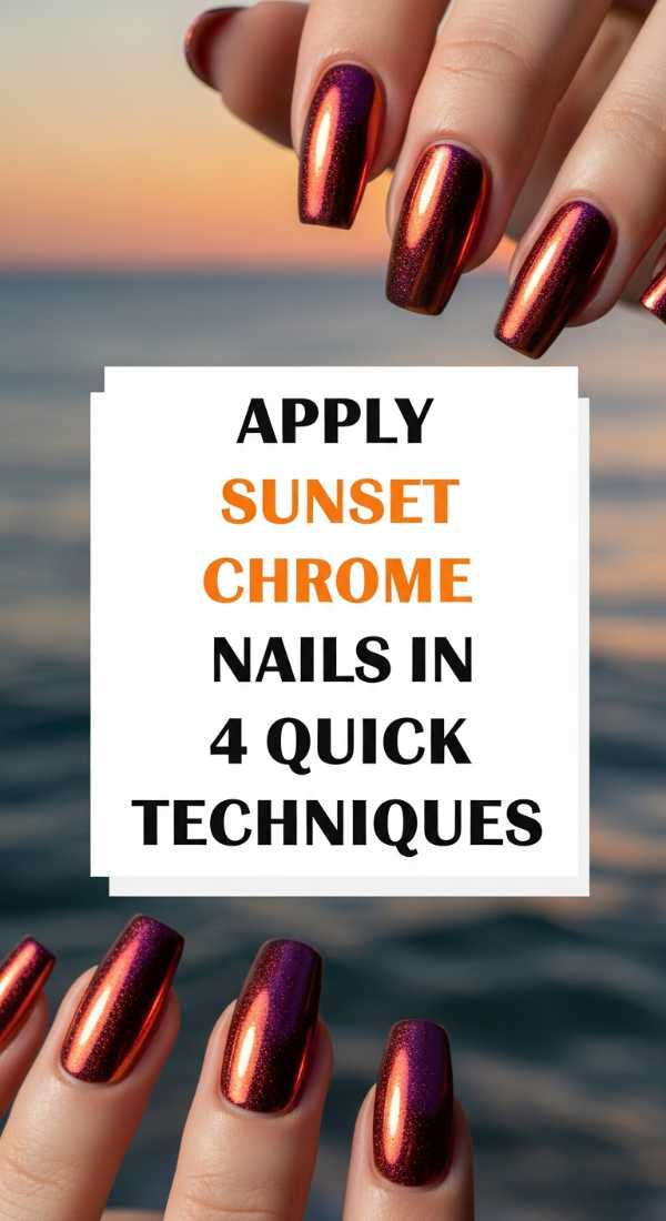Apply Sunset Chrome Nails In 4 Quick Techniques 6a059992ae4be