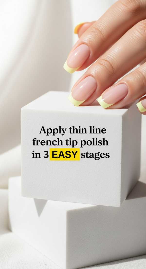 Apply Thin Line French Tip Polish In 3 Easy Stages 6a1a998cb3f8b