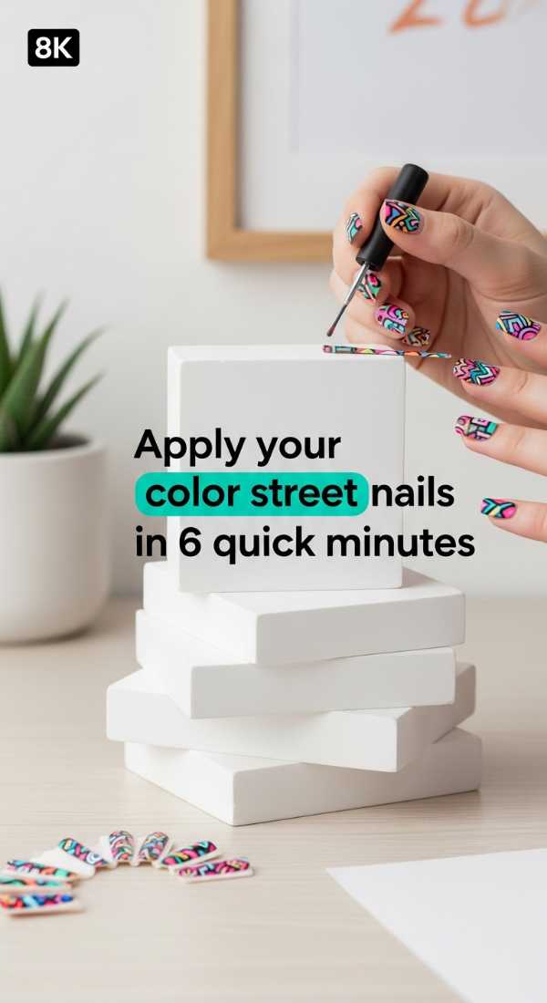Bursting with Color: How to Create Professional 3D Junk Nails Apply Your Color Street Nails In 6 Quick Minutes 6a0f0b806c434