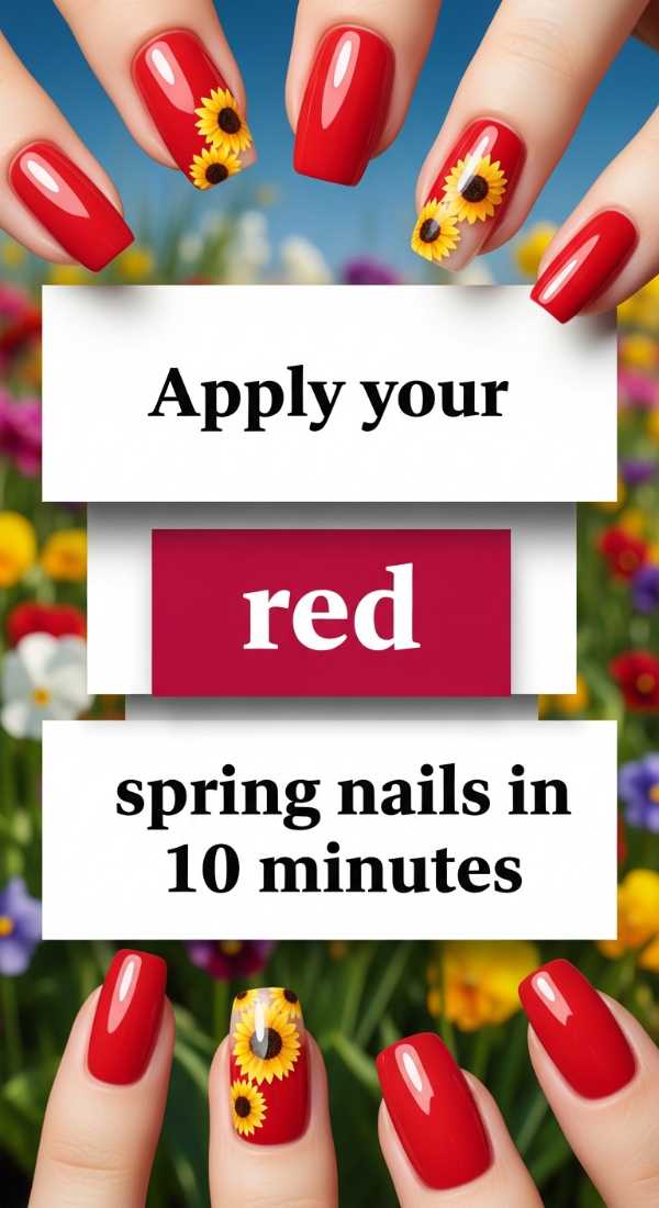 Apply Your Red Spring Nails In 10 Minutes 69ff595aa6ec7