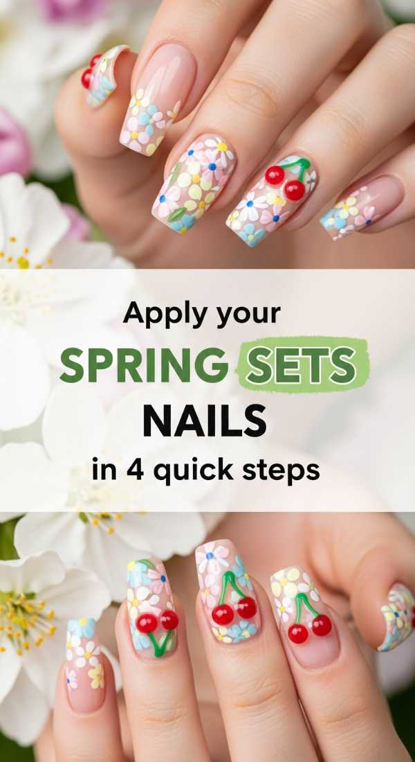 Sunkissed Tips: 10 Easy DIY Summer Nail Art Tutorials Apply Your Spring Sets Nails In 4 Quick Steps 6a058dceb5550