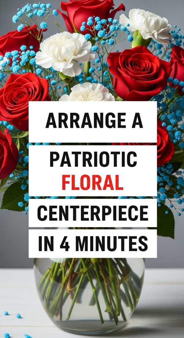 Arrange A Patriotic Floral Centerpiece In 4 Minutes 6a057da8581b3