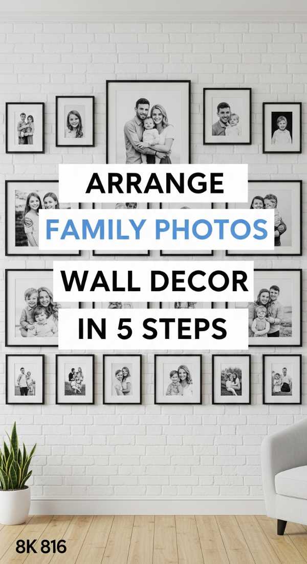 Arrange Family Photos Wall Decor In 5 Steps 69f621c8bee0d