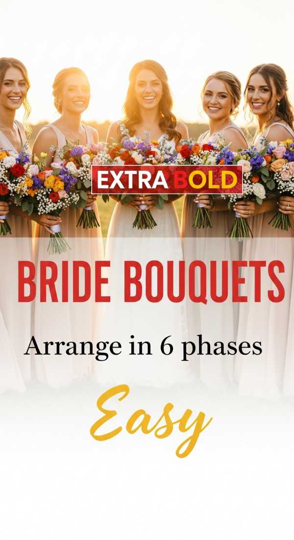 Arrange Your Bride Bouquets In 6 Easy Phases 69fc2672be5d4