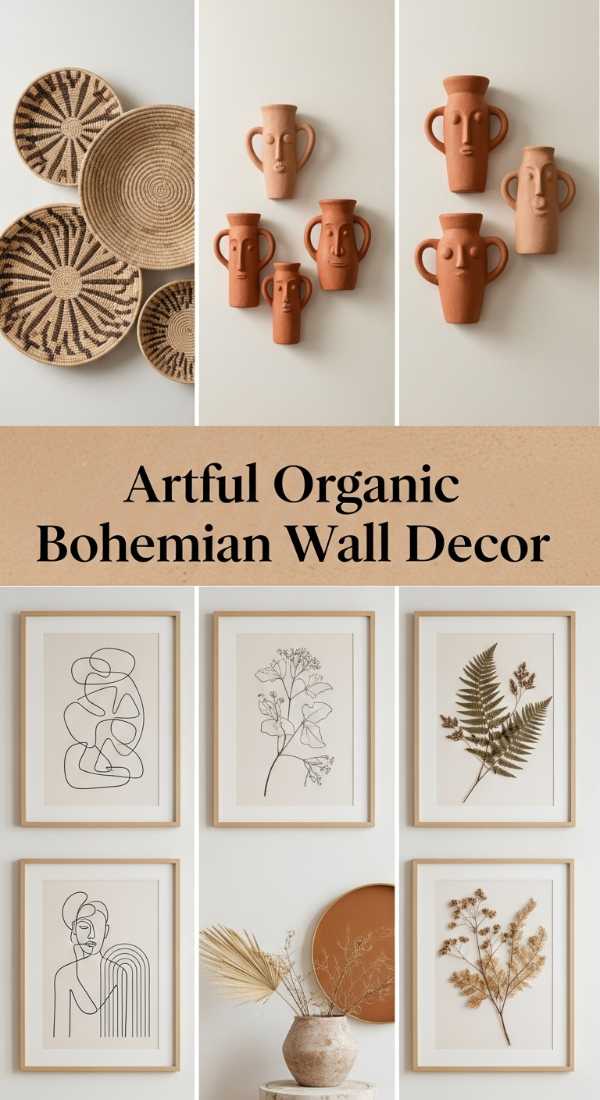 How to Design the Ultimate Earthy Modern Bohemian Oasis Artful Organic Bohemian Wall Decor 6a0ea1530c92c