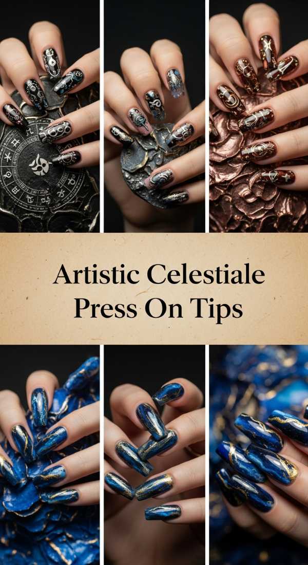 Artistic Celestial Press On Tips 6a0859c8bd6b6