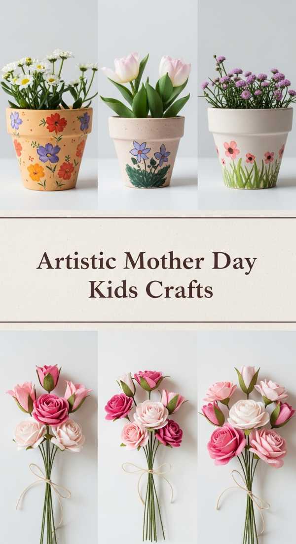 Luxe May Milestones: Elevate Your Celebration Style Artistic Mother Day Kids Crafts 6a1347cf88348