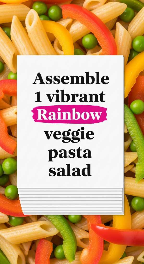 Pasta Perfection: The Ultimate Guide to Every Noodle You Love Assemble 1 Vibrant Rainbow Veggie Pasta Salad 6a1097b415858