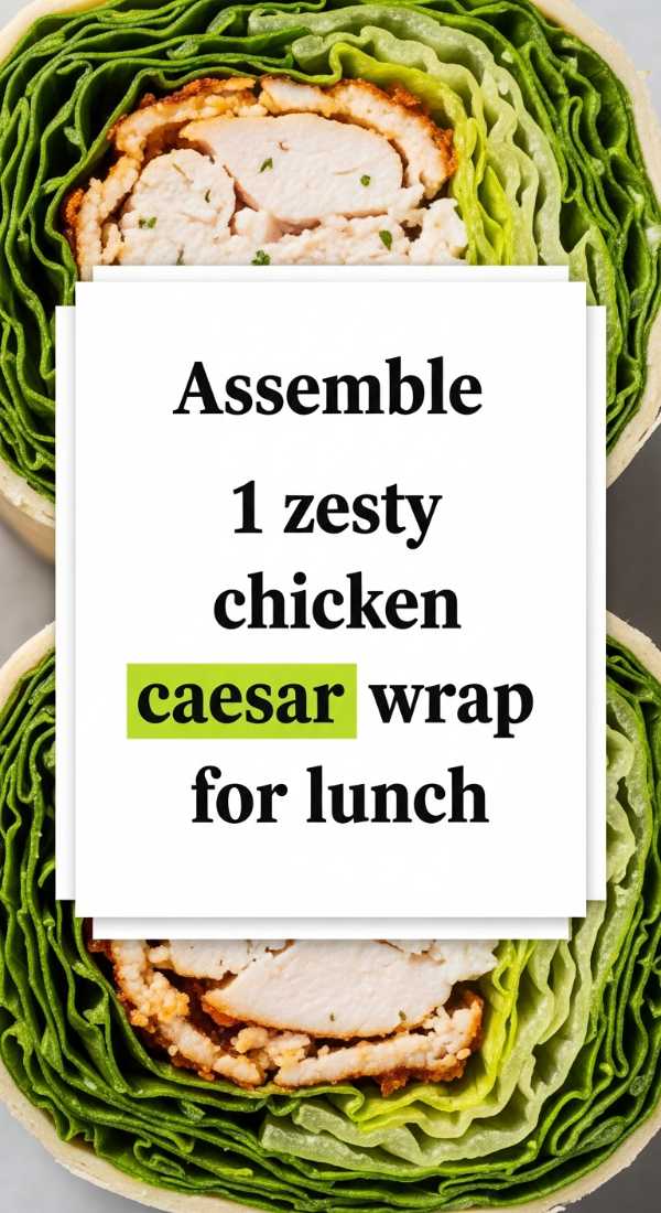 Assemble 1 Zesty Chicken Caesar Wrap For Lunch 6a00180d45f53