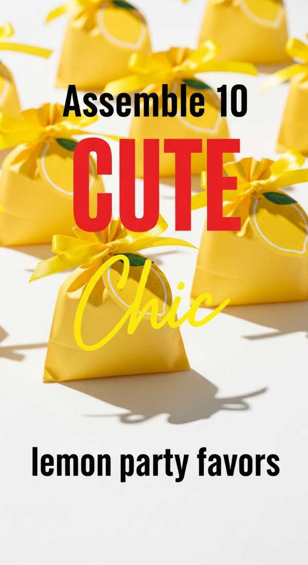 Assemble 10 Cute Lemon Party Favors Today 69fc26840b69f