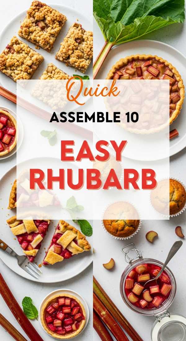 Assemble 10 Easy Rhubarb Recipes For Beginners 6a149c6677618