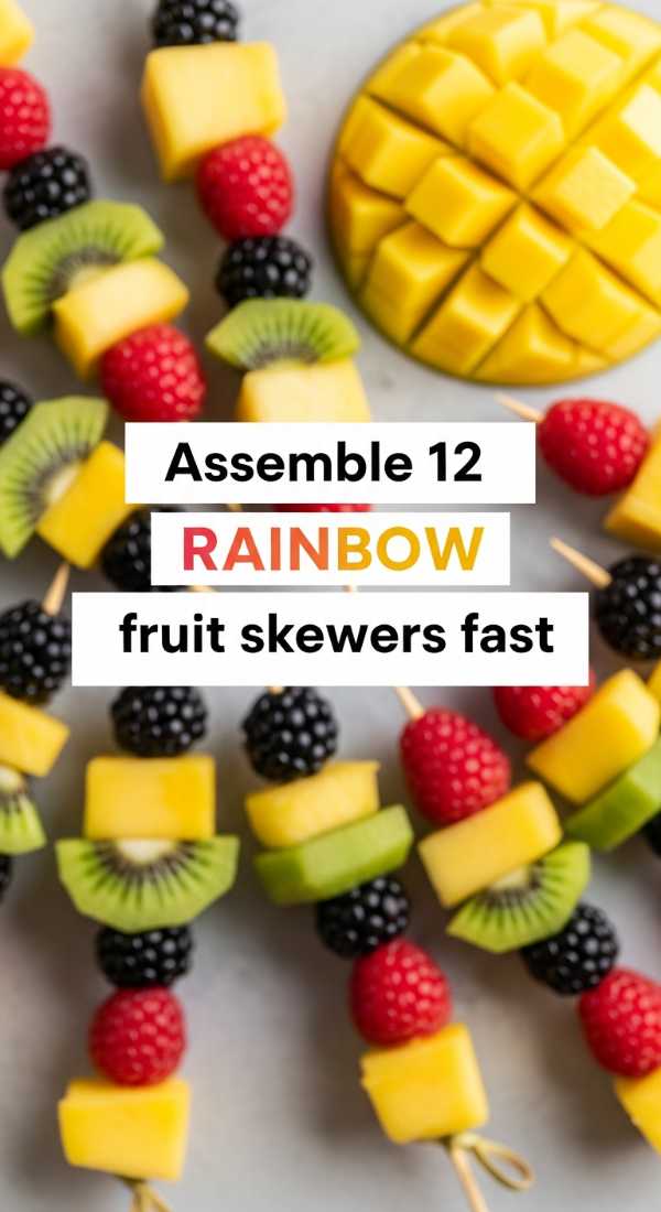 The Art of the Outdoor Feast: Gourmet Picnic Inspiration Assemble 12 Rainbow Fruit Skewers Fast 6a142987d986a
