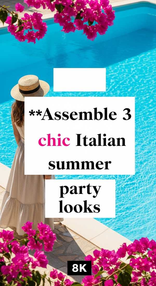 Assemble 3 Chic Italian Summer Party Looks 69f7277cc46ef