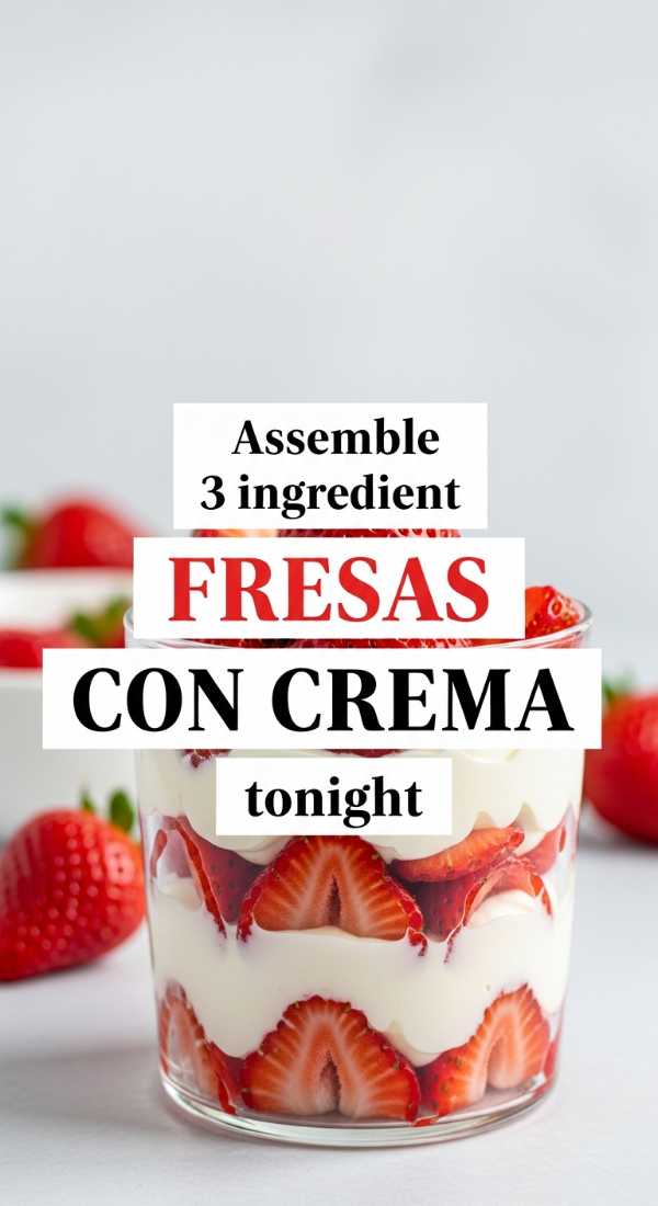 Assemble 3 Ingredient Fresas Con Crema Tonight 6a06c3a6891d1