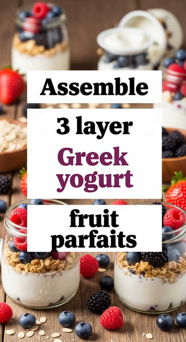 Assemble 3 Layer Greek Yogurt Fruit Parfaits 6a00104d3f34d
